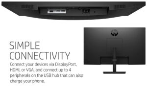مانیتور 27 اینچ فریملس اچ پی HP P27H G4 استوک